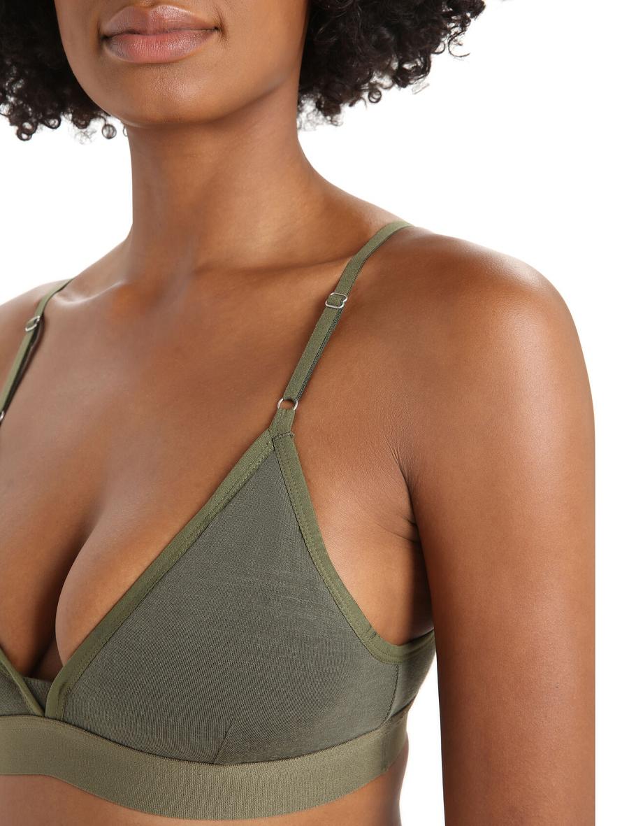 Loden Women's Icebreaker Merino Siren Bras | USA 1819CTVE